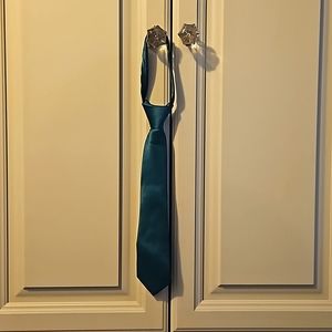 Teal Satin Neck Tie